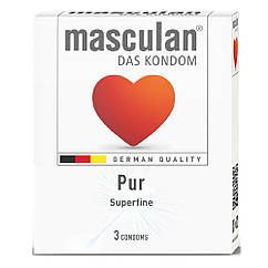 Презервативи Pur, 3 шт, Masculan