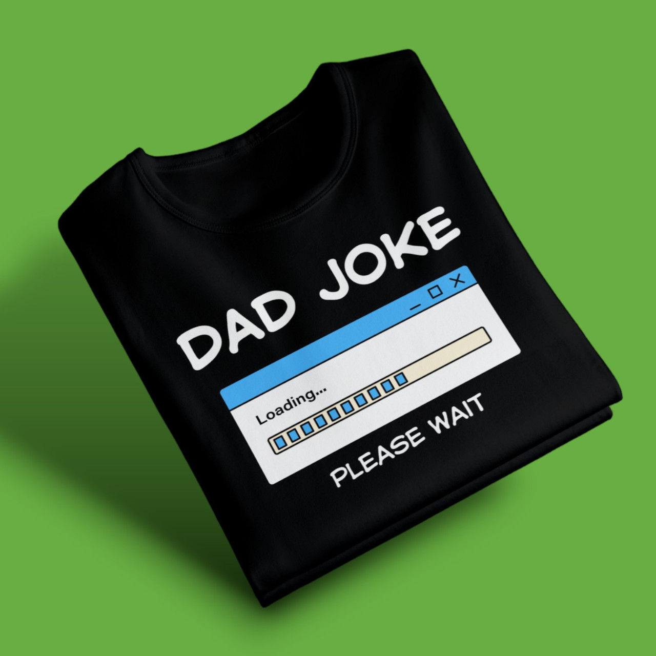 "Dad joke" футболка для тата, чорна, фото 1
