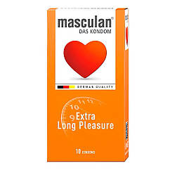 Презервативи Extra Long Pleasure, 10 шт, Masculan