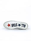 Конверси високі чорні текстильні Кеди Converse вінтажні на високій білій підошві унісекс, фото 5