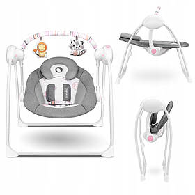 Крісло-гойдалка Lionelo Ruben GREY ROSE