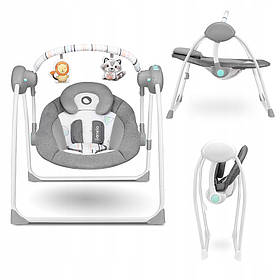 Крісло-гойдалка Lionelo Ruben GREY TURQUOISE