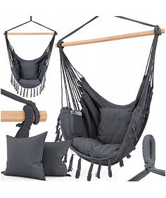 Підвісне крісло гамак бразильський стілець Heckermann + 2 подушки