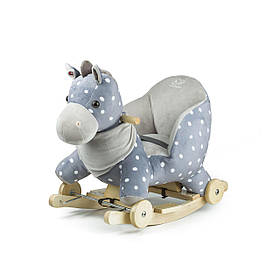 Конячка-гойдалка з коліщатками Kinderkraft Grey