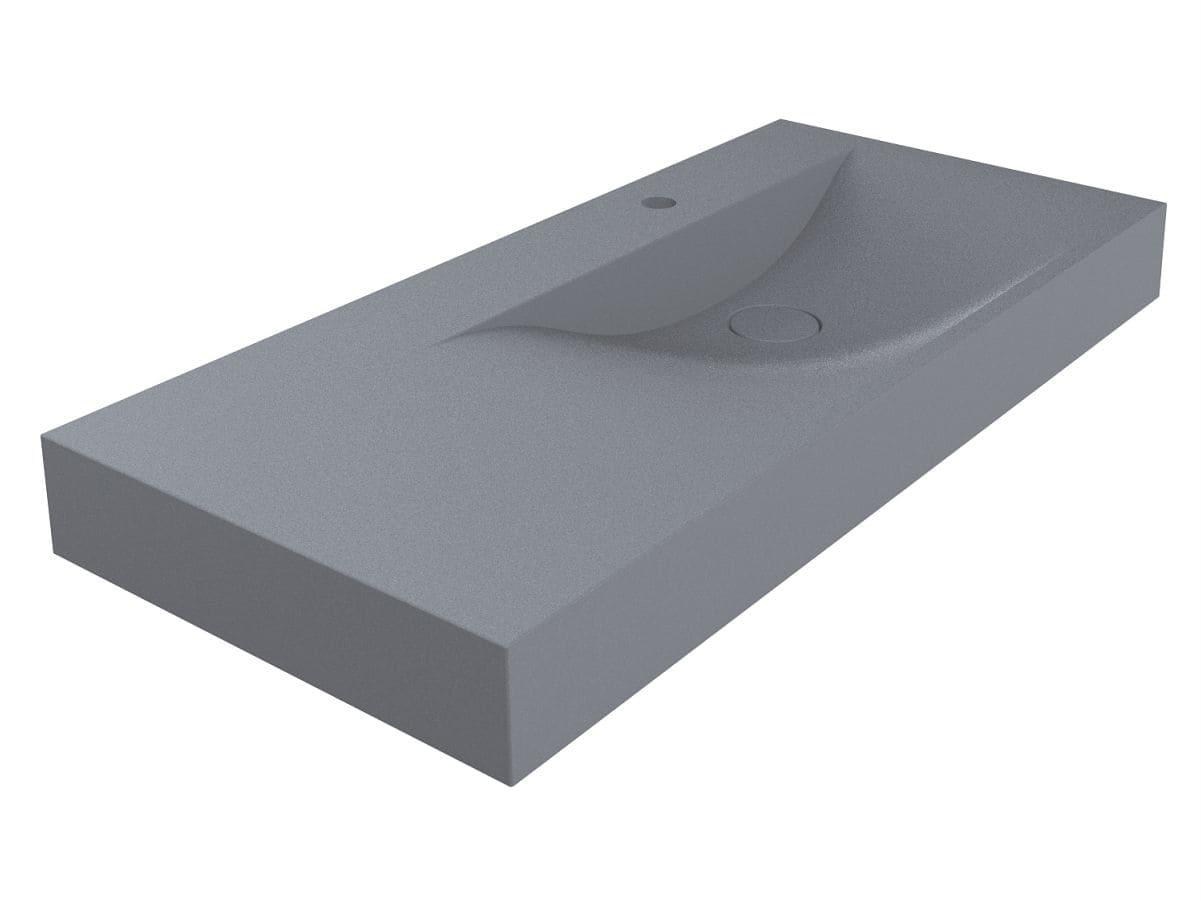 Умивальник VIOLA 1000 R MIRASTONE GRAY Miraggio