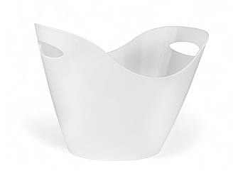 Відро для льоду з ручками з полістиролу біле 7 л