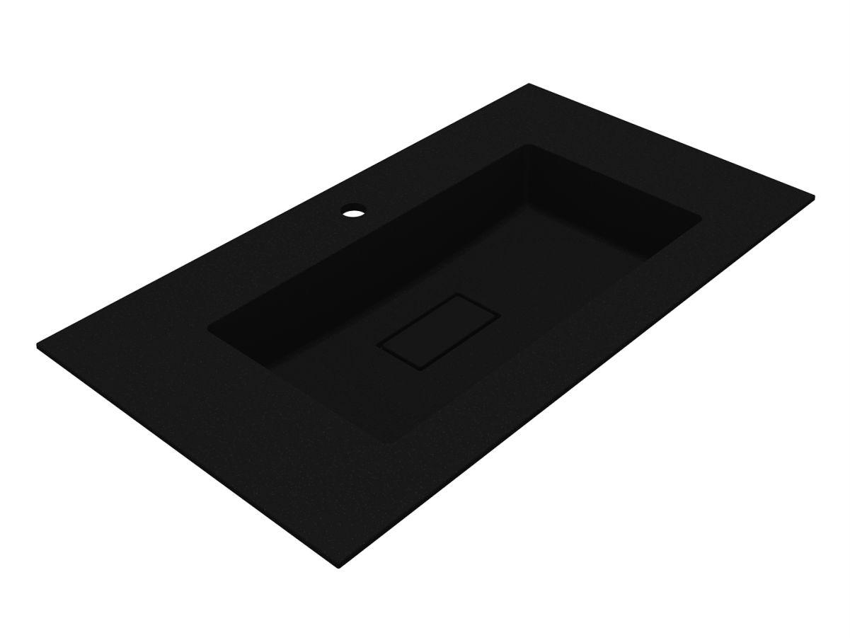 Умивальник ERICA 900 MIRASTONE BLACK Miraggio