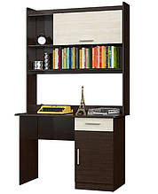 Письмовий стіл з Надставкою Еверест Школяр-3 венге/дуб молочний (DTM-2159)