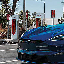 Плакат "Tesla Model S Plaid (2022)", 42×60см, фото 3