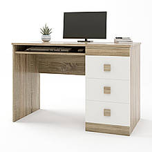 Стіл письмовий Еверест Соната дуб сонома/білий (DTM-2174)