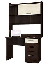 Стіл з надбудовою Еверест Школяр-4 венге/дуб молочний (DTM-2177)