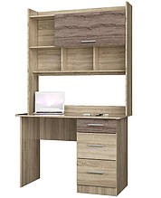 Стіл з Надбудовою Еверест Школяр-4 сонома/трюфель (DTM-2178)