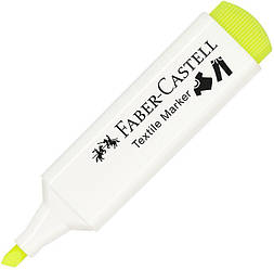 Маркер для тканини Faber-Castell Textile Marker, колір жовтий неоновий, 159528