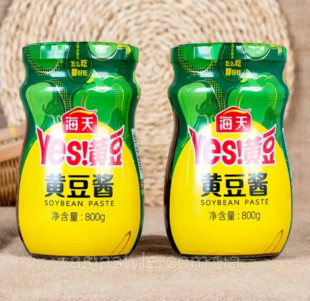 Соєва паста не гостра, для мокання овочів, Haday, Yes!, Soybean Paste, 2*800г, ч