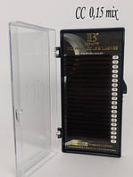 Вії I-BEAUTY Шоколад MIX CC 0,15