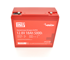 Літій-залізо-фосфатний акумулятор Merlion LiFePO4 12.8V 18AH (4S3P/BMS-20A), (181x77x168), 2,8kg for UPS