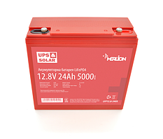 Літій-залізо-фосфатний акумулятор Merlion LiFePO4 12.8V 24AH (4S4P/BMS-30A), (166x175x125), 3,2kg for UPS