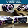 Покриття для підвіконня, м'яке скло з фотодруком Дно з морськими мешканцями, 35 х 100 см, ПО-tx410, фото 5