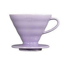 HARIO V60 Purple Heather Пуровер  керамічний на 1-4 чашки