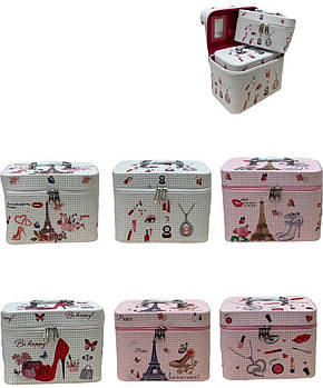 Набір скриньок для біжутерії 3 в 1 Скринька органайзер для прикрас в різних кольорах Nina