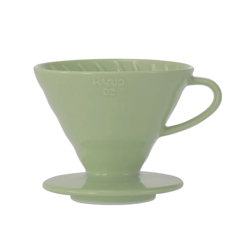HARIO V60 Smokey Green Пуровер  керамічний на 1-4 чашки