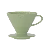 HARIO V60 Smokey Green Пуровер  керамічний на 1-4 чашки