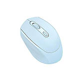 Миша бездротова USB + Bluetooth TRY M107 Dual Mode 1600 dpi блакитна, фото 2