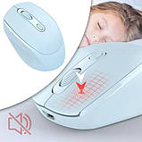 Миша бездротова USB + Bluetooth TRY M107 Dual Mode 1600 dpi блакитна, фото 5