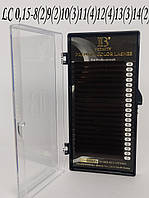 Вії I-Beauty mix LC 0,15 8-14 мм