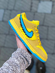 Красиві жіночі кросівки Nike sb Dunk низькі жовті шкіряні кросівки для прогулянок та спорту