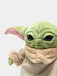 М'яка іграшка Бейбі Йода Вчн джедаїв 35 см зелена, фото 3