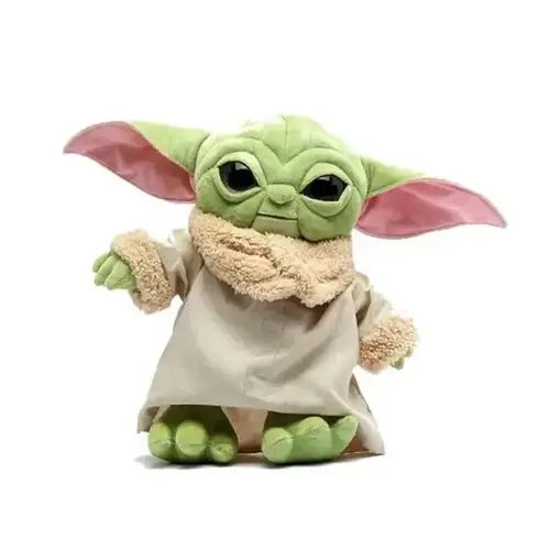 Мягкая Игрушка Бейби Йода Наставник джедаев 35 см зеленая (ID ...