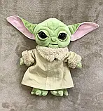 М'яка іграшка Бейбі Йода Вчн джедаїв 35 см зелена, фото 5