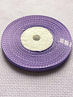Стрічка атласна, колір бузковий насичений 0.6 см