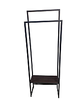 Вішалка для одягу 170х60х30см профіль 20х20мм та ЛДСП у стилі лофт