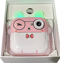 Дитяча камера миттєвого друку, фотоапарат з термопринтером бірюзовий