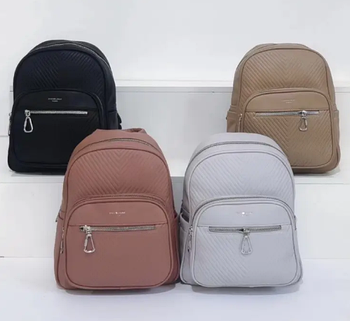 Жіночий рюкзак міський 33*26 см на блискавці зі штучної шкіри в різних кольорах Fantacy Mood