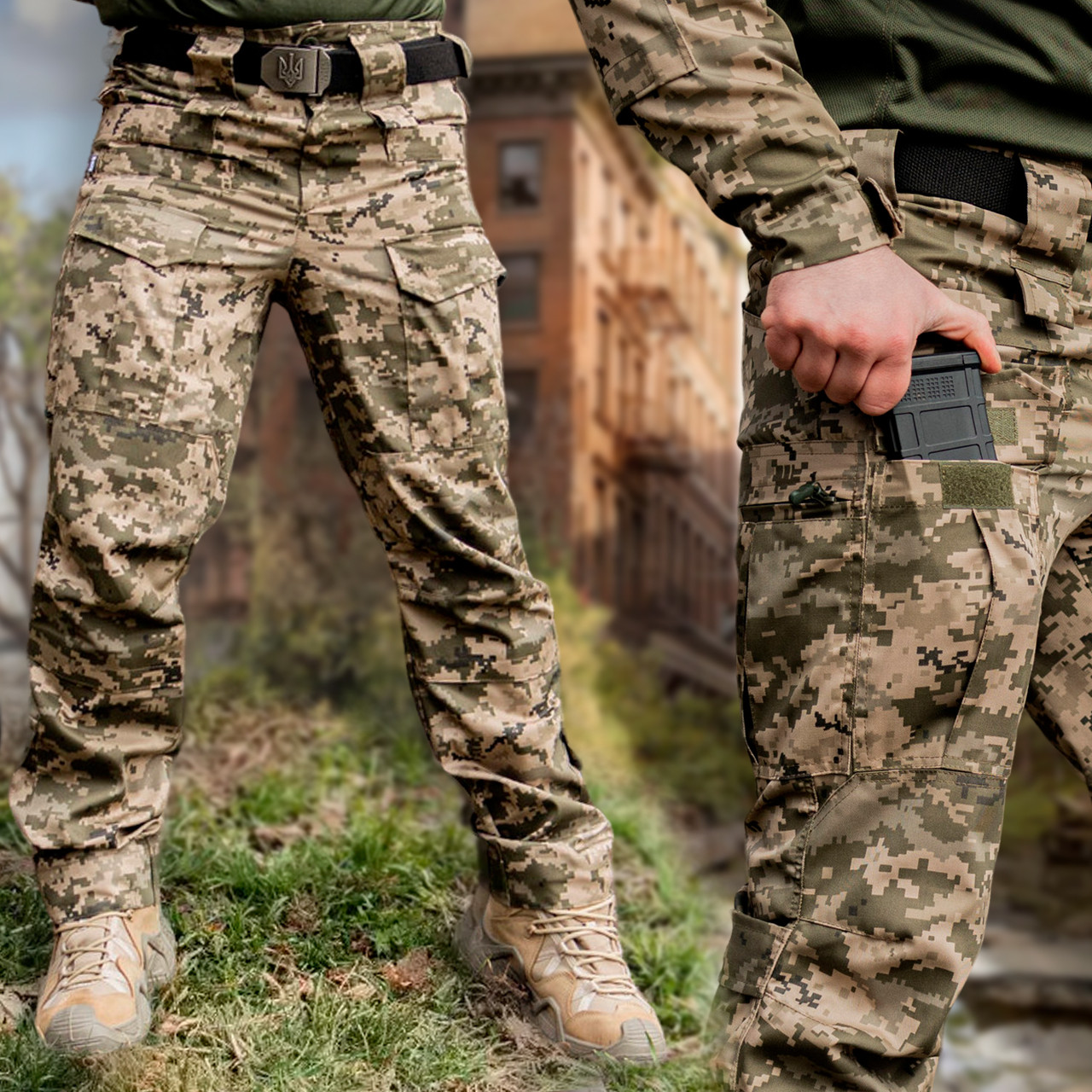 Штани тактичні 13 кишень GRIFON Apex піксель ЗСУ, фото 1
