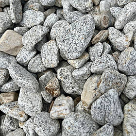 Камінь для клумб «Срібна Рись» галька сланцева декоративна сіра (ціна за 1 кг від 1 тони)