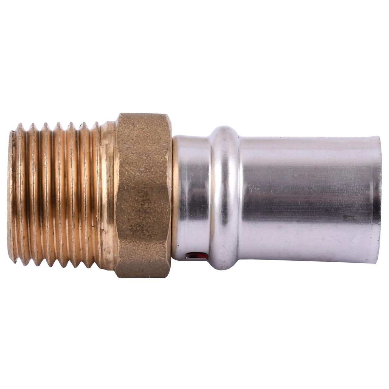 Муфта із зовнішньою різьбою прес APE ITALY AP 101 1/2″х16, фото 1