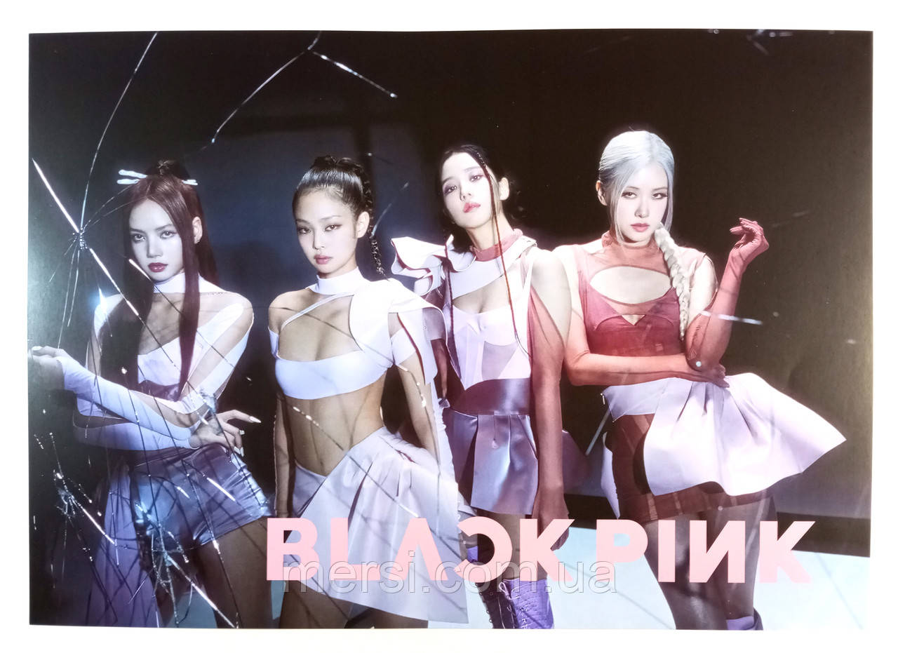 Плакат постер Blackpink #2 к поп блекпінк А3 42х29 см, фото 1