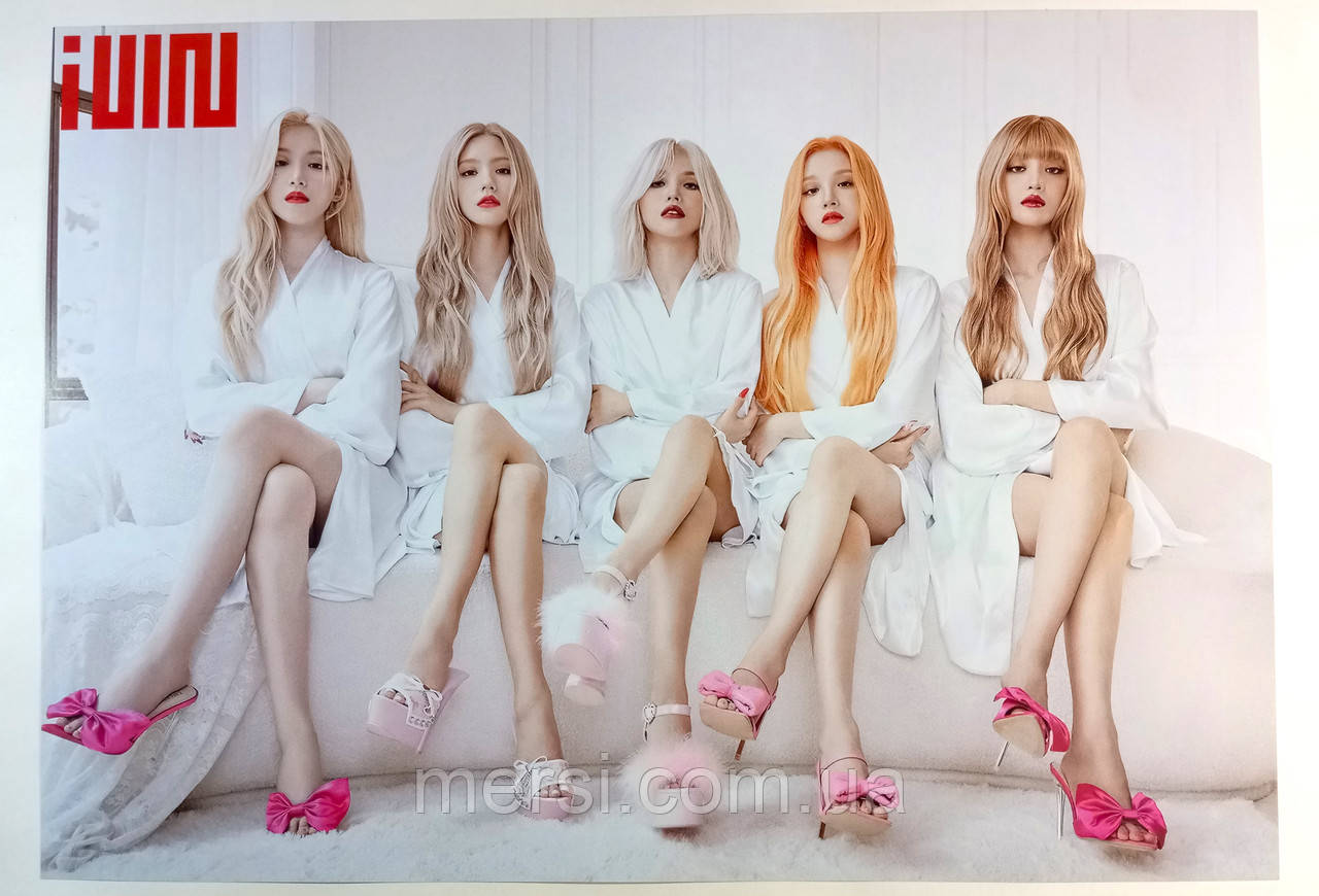 Плакат постер (G)I -dle к поп джі ідл джі айдл А3 42х29 см