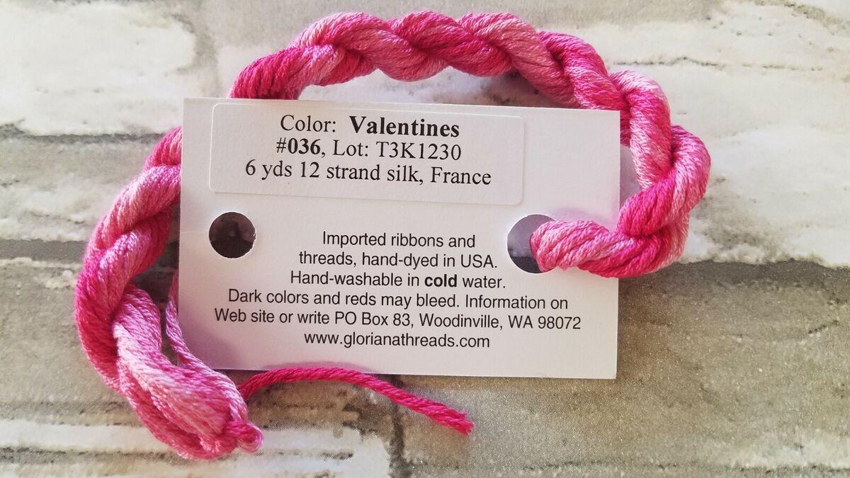 Gloriana Silk Hand-Dyed Silk 036 Valentines, фото 1