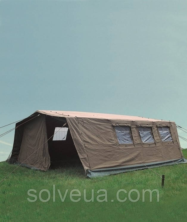 Великий тактичний намет олива 5х5.6 м Mil-Tec 91422800 Німеччина solve, фото 1