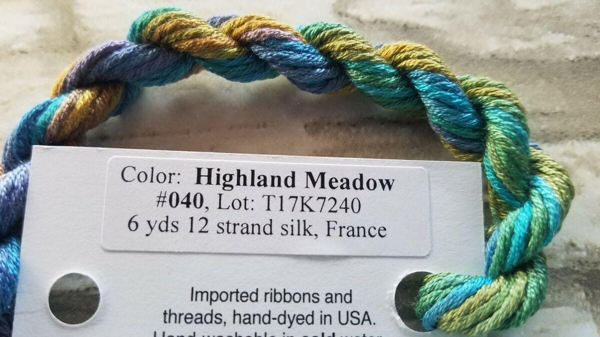 Gloriana Silk Hand-Dyed Silk 040 Highland Meadow