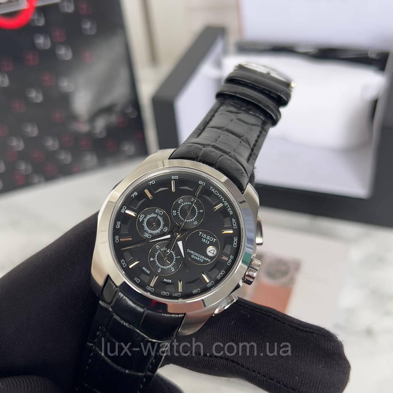 Наручний годинник чоловічий Tissot LT60 Chronograph Silver-Black