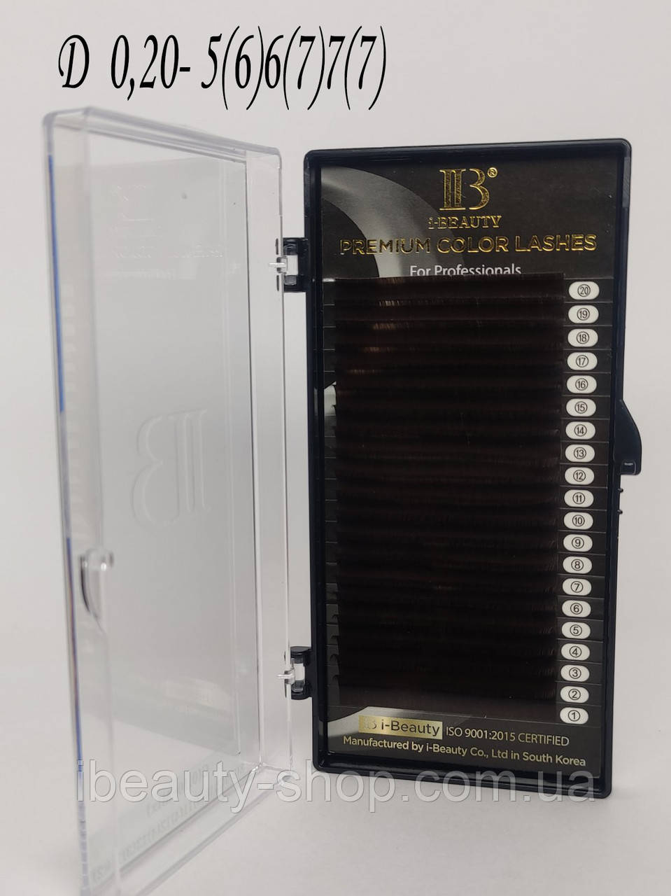 Вії I-Beauty mix D 0,20 5-7 мм