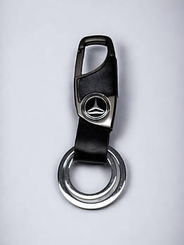 Брелок Mercedes з карабіном, брелок металевий