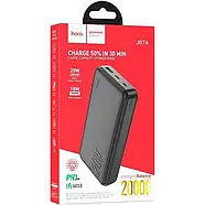 Портативний зарядний пристрій PowerBank на 20000 mAh Hoco J87A Зовнішній акумулятор високої ємності Чорний, фото 9