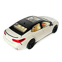 Машинка металева Toyota Camry Sport 2018 Тойота Камрі 1:24 біла світло звук відкриваються двері баг капот резинові колеса, фото 5